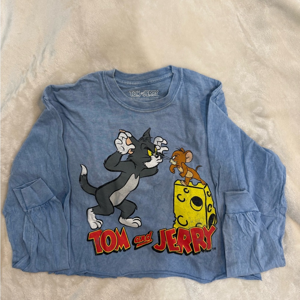 Teen / Women Blue Long Sleeve Shirt